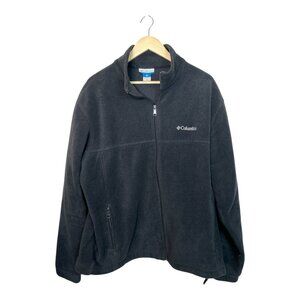 Columbia Men's Full Zip Fleece Black Size XL